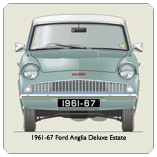 Ford Anglia 105E Deluxe Estate 1961-65 Coaster 2